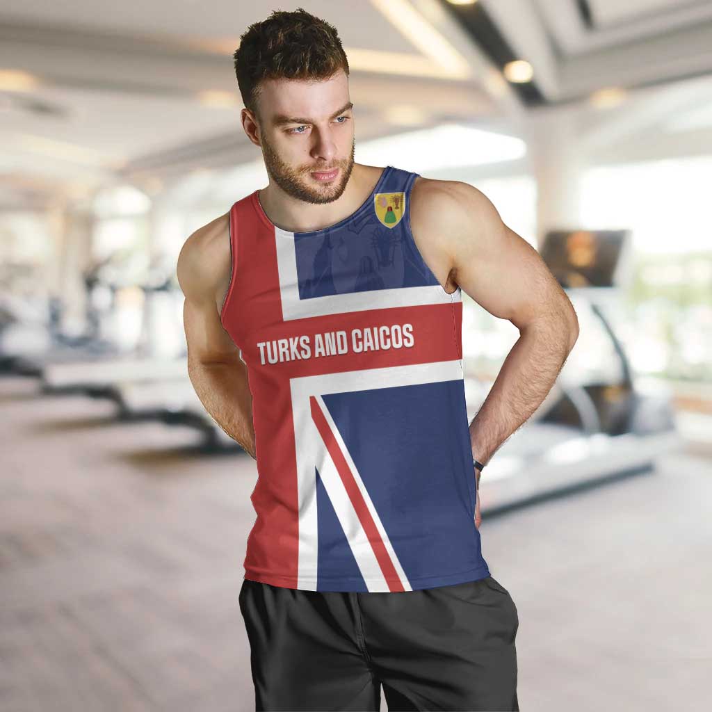 Personalised Turks and Caicos Islands Men Tank Top Come On Team TCI