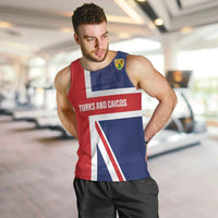 Personalised Turks and Caicos Islands Men Tank Top Come On Team TCI