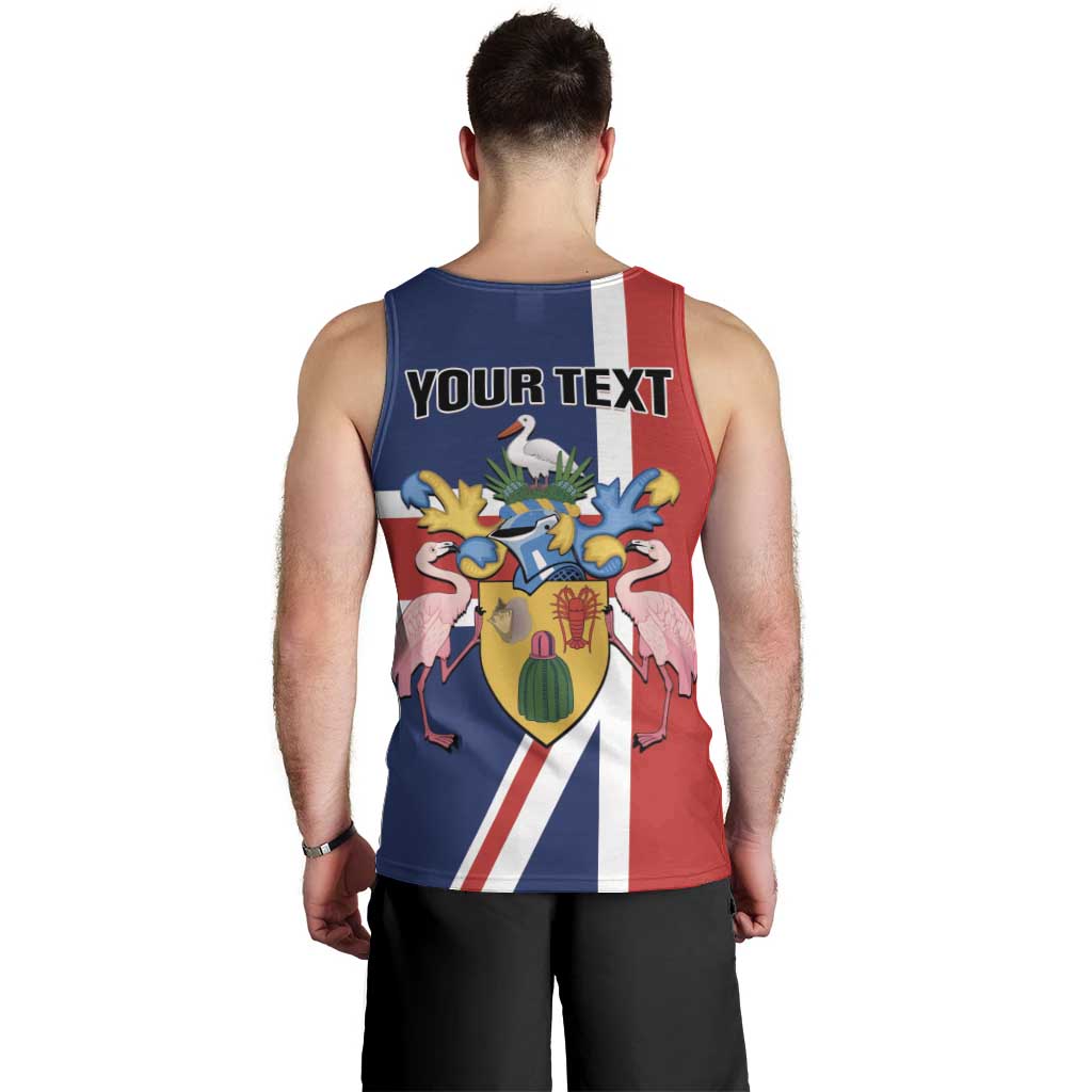 Personalised Turks and Caicos Islands Men Tank Top Come On Team TCI
