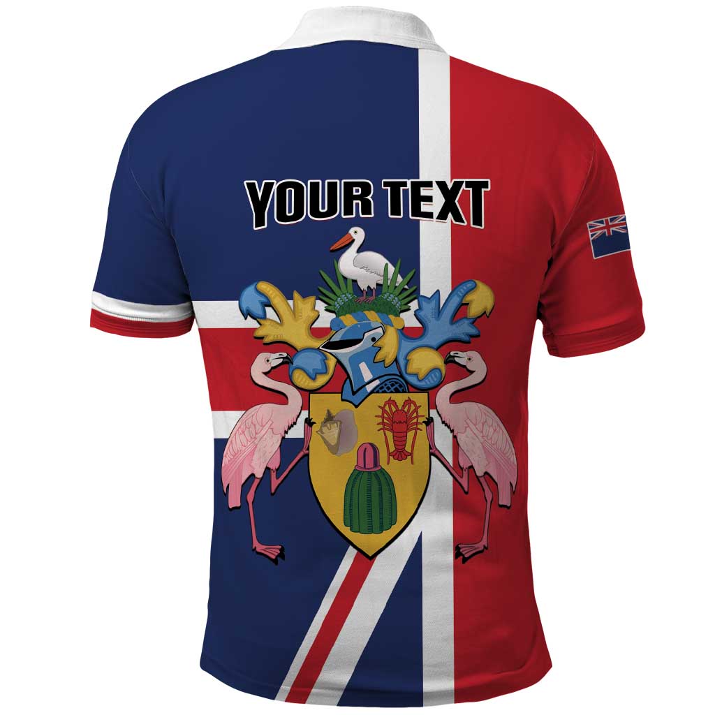 Personalised Turks and Caicos Islands Polo Shirt Come On Team TCI