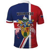 Personalised Turks and Caicos Islands Polo Shirt Come On Team TCI