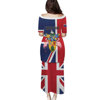 Personalised Turks and Caicos Islands Puletasi Come On Team TCI