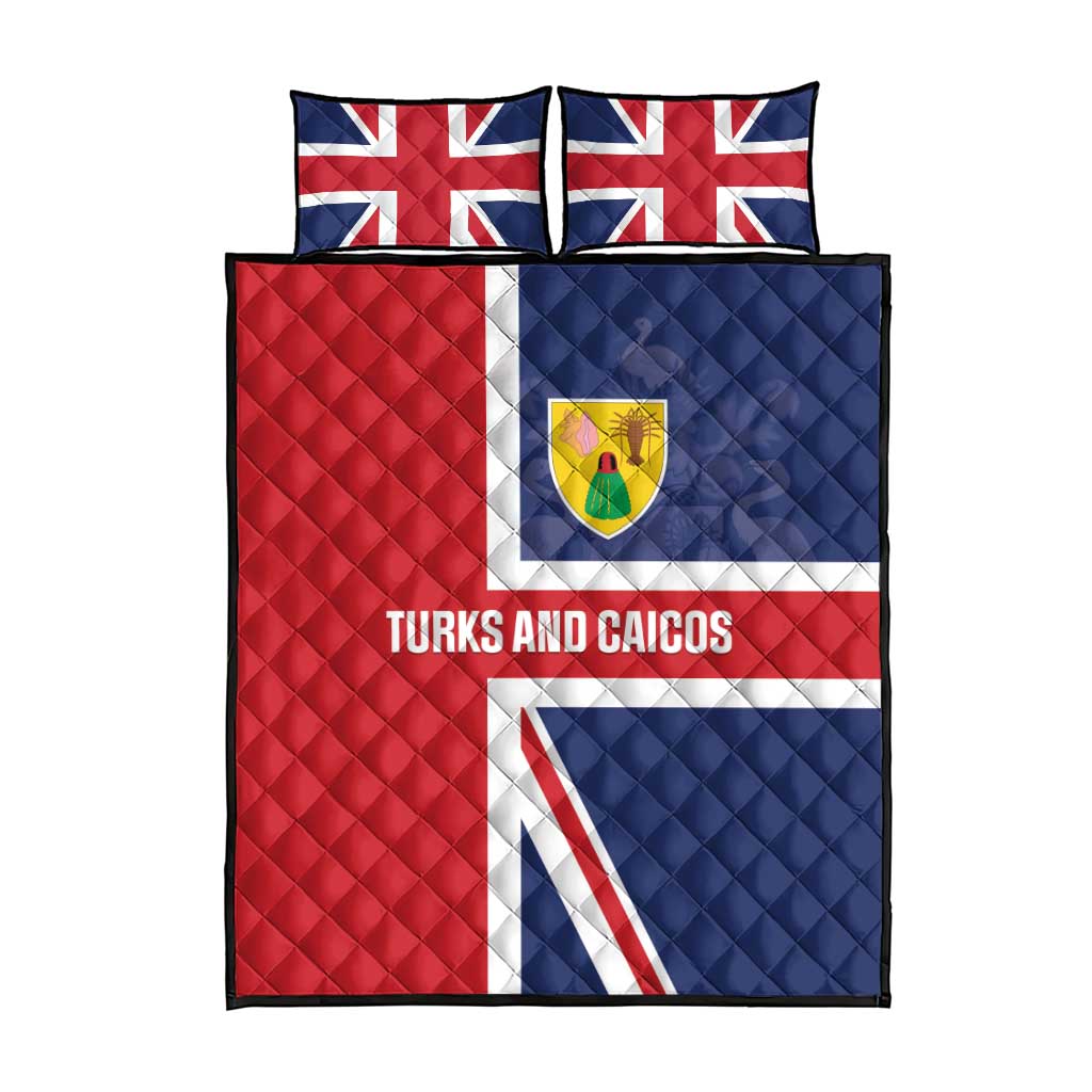 Turks and Caicos Islands Quilt Bed Set Come On Team TCI