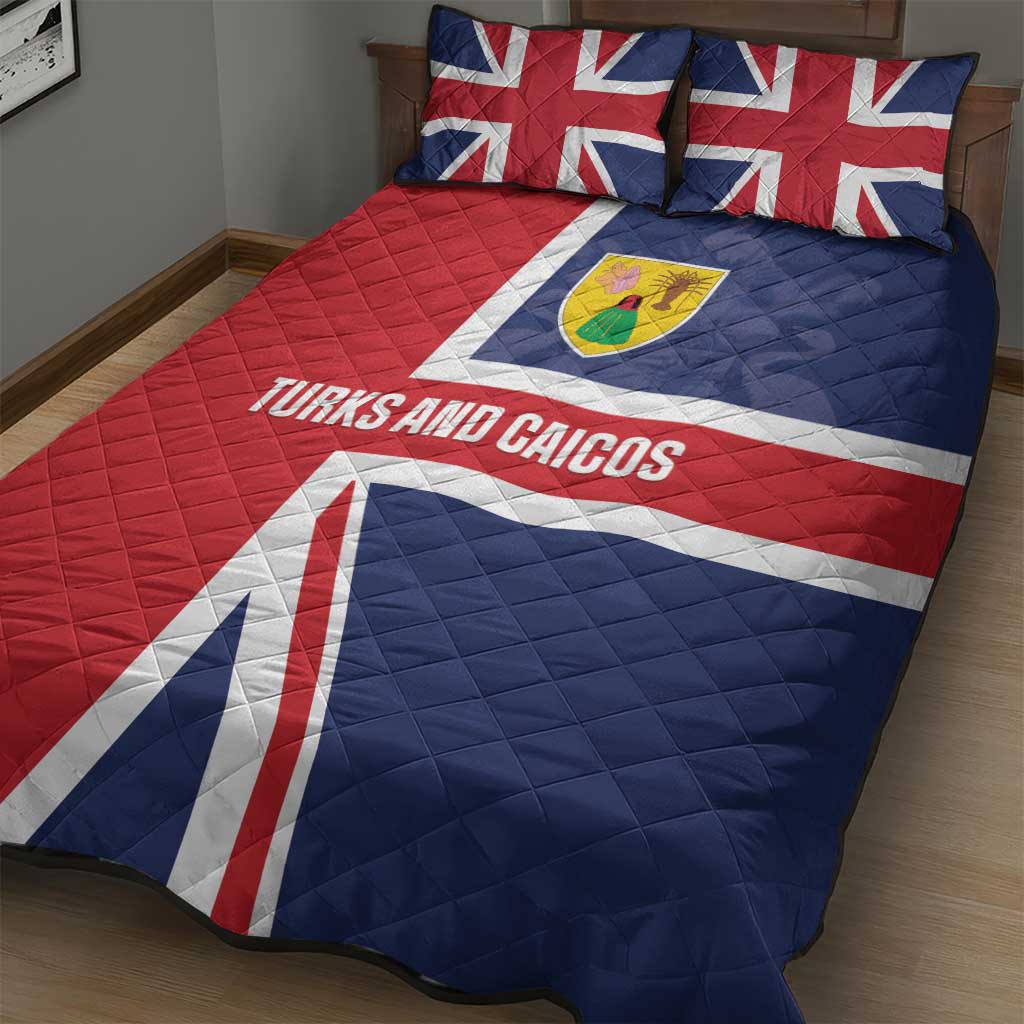 Turks and Caicos Islands Quilt Bed Set Come On Team TCI