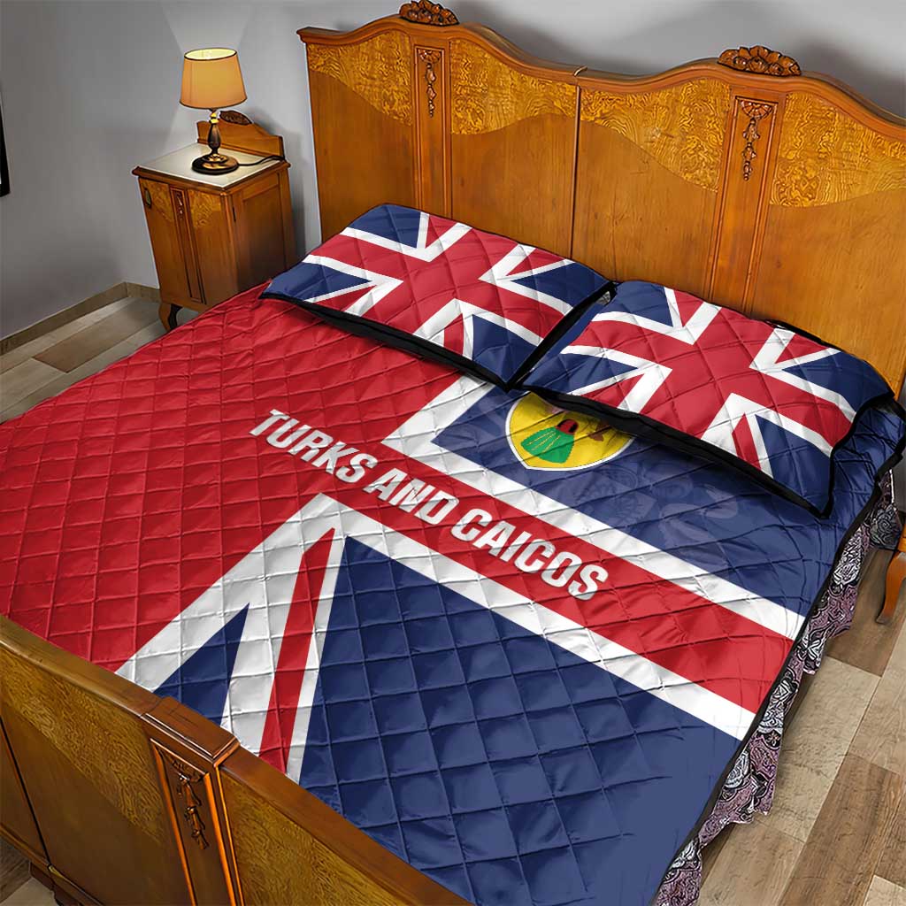 Turks and Caicos Islands Quilt Bed Set Come On Team TCI