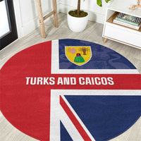Turks and Caicos Islands Round Carpet Come On Team TCI
