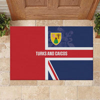 Turks and Caicos Islands Rubber Doormat Come On Team TCI