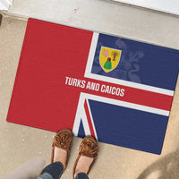 Turks and Caicos Islands Rubber Doormat Come On Team TCI