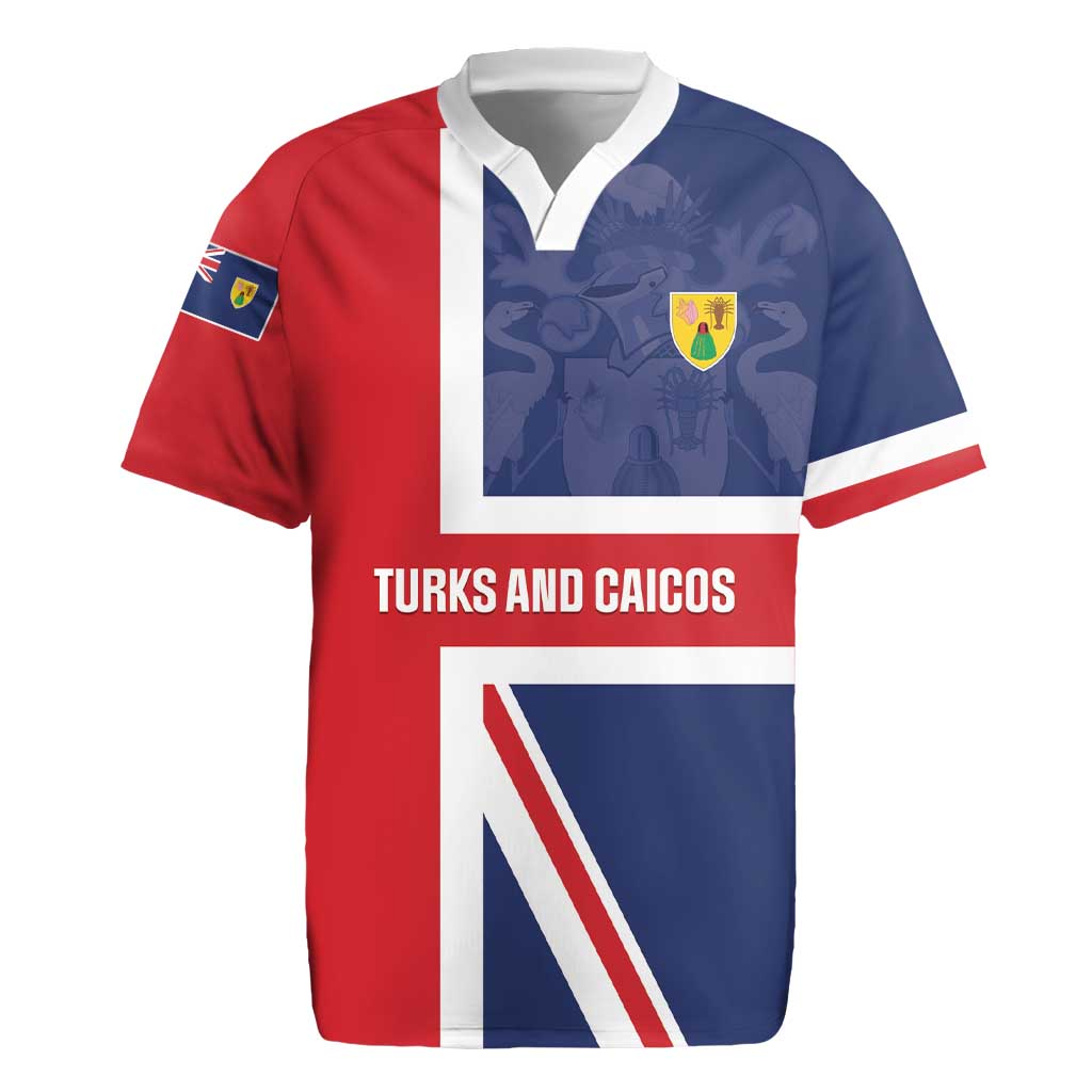 Personalised Turks and Caicos Islands Rugby Jersey Come On Team TCI
