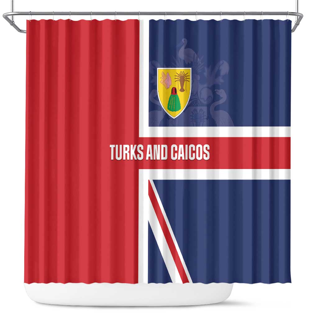 Turks and Caicos Islands Shower Curtain Come On Team TCI