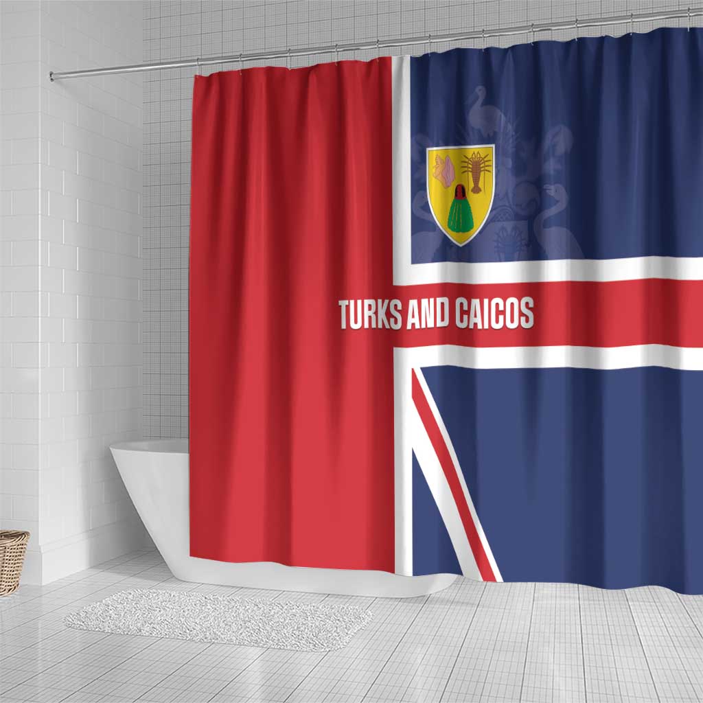 Turks and Caicos Islands Shower Curtain Come On Team TCI