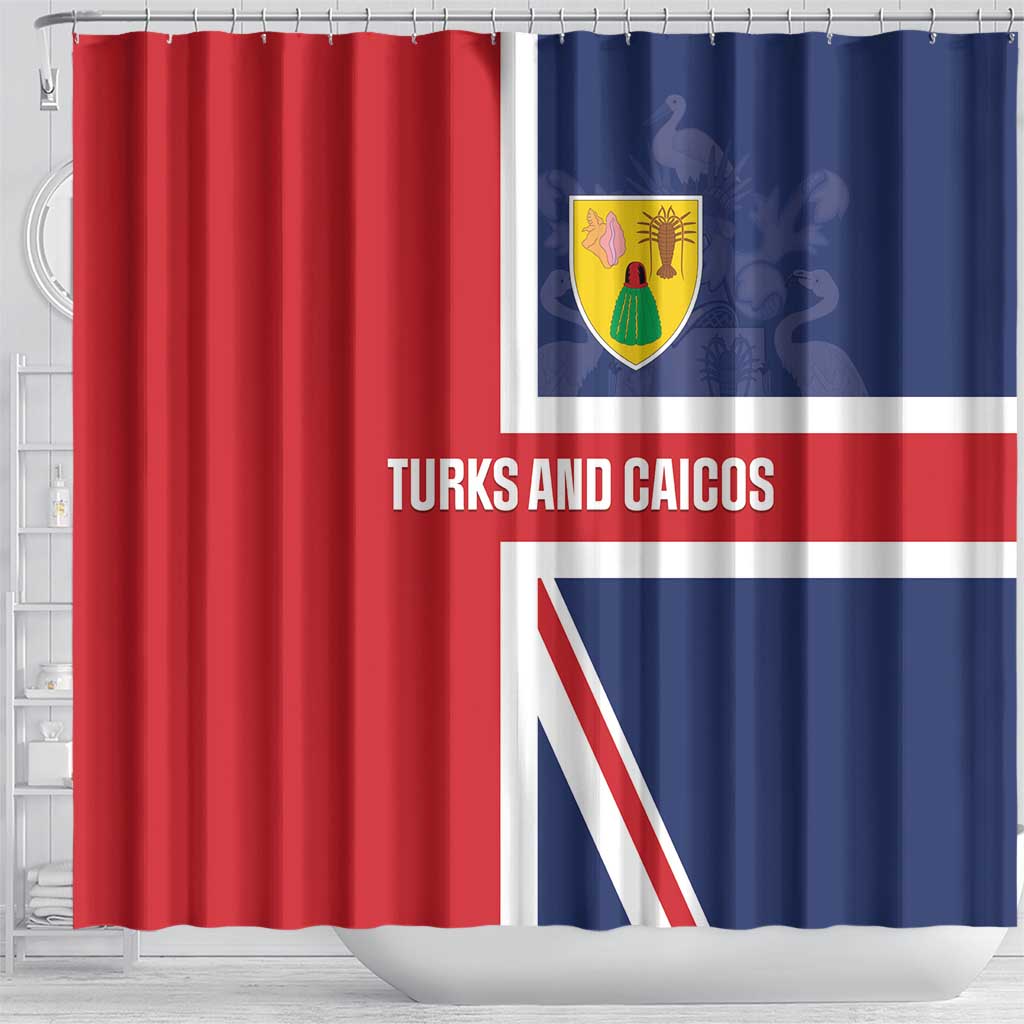 Turks and Caicos Islands Shower Curtain Come On Team TCI