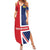 Personalised Turks and Caicos Islands Summer Maxi Dress Come On Team TCI