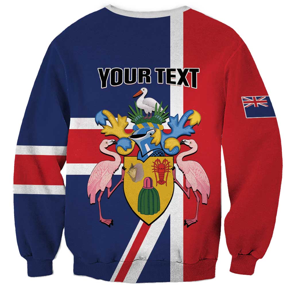 Personalised Turks and Caicos Islands Sweatshirt Come On Team TCI