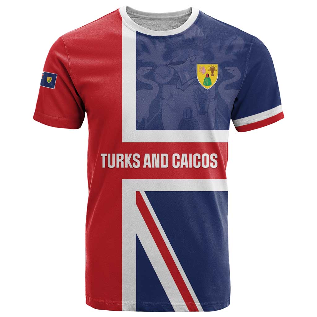 Personalised Turks and Caicos Islands T Shirt Come On Team TCI