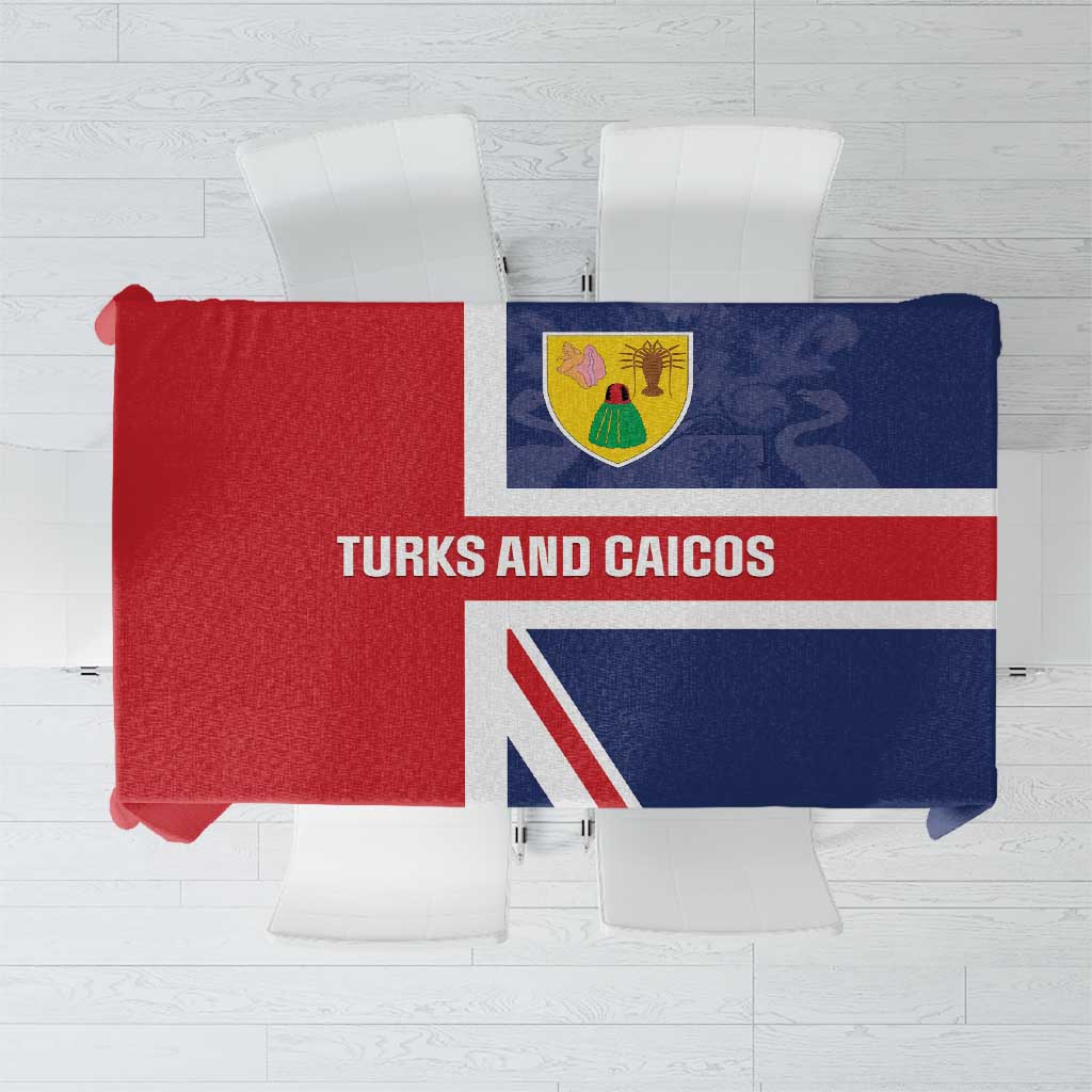 Turks and Caicos Islands Tablecloth Come On Team TCI