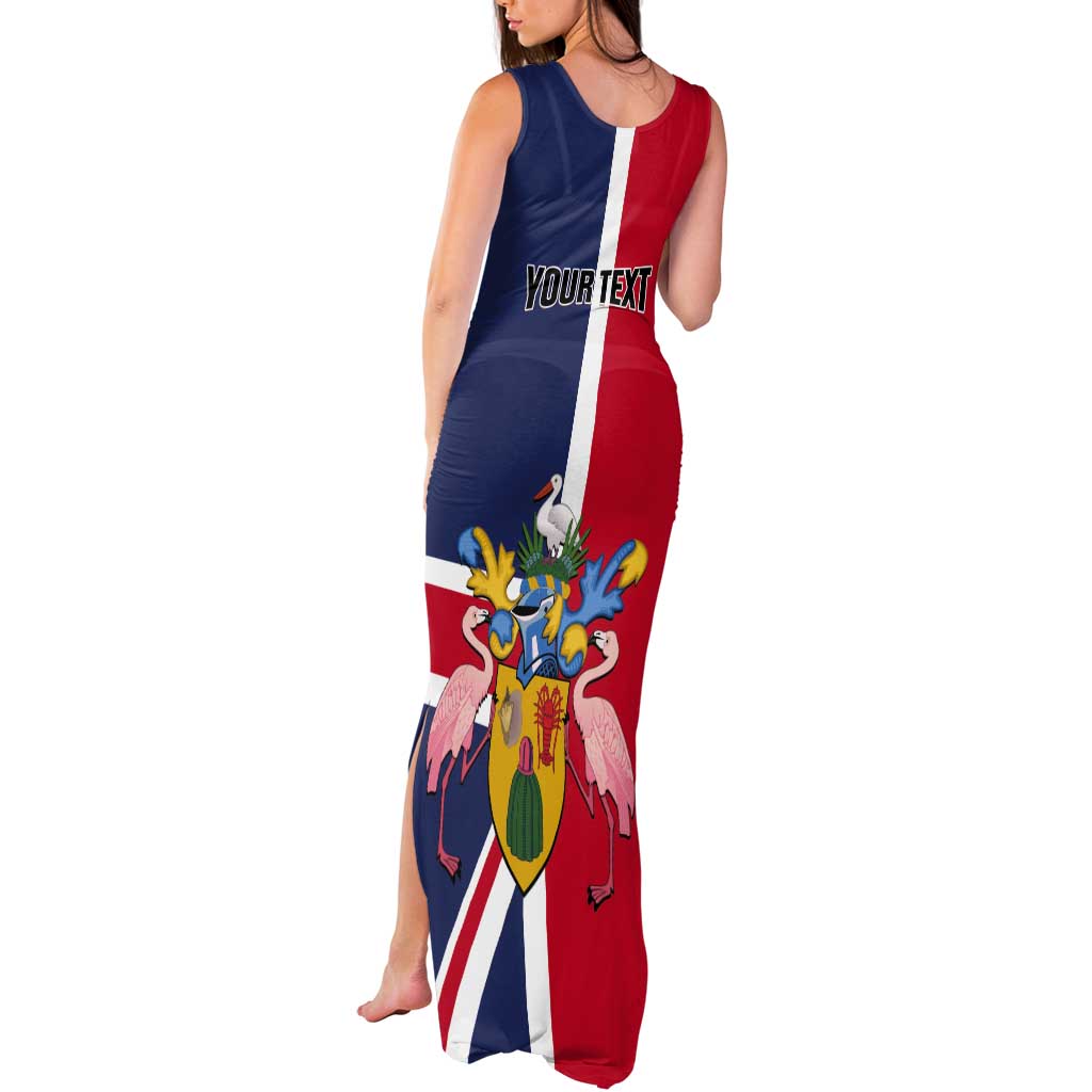 Personalised Turks and Caicos Islands Tank Maxi Dress Come On Team TCI