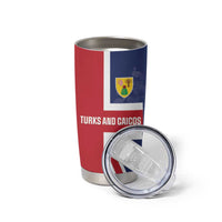 Personalised Turks and Caicos Islands Tumbler Cup Come On Team TCI