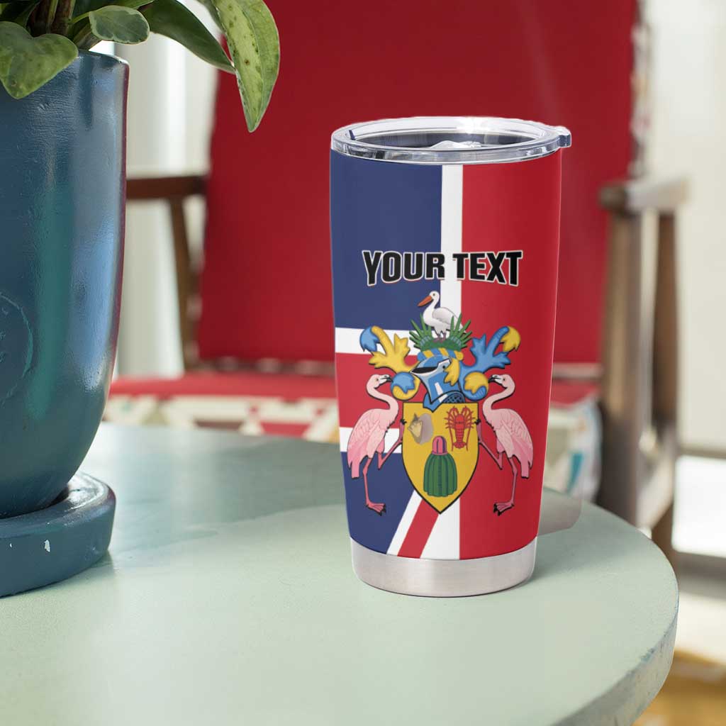 Personalised Turks and Caicos Islands Tumbler Cup Come On Team TCI