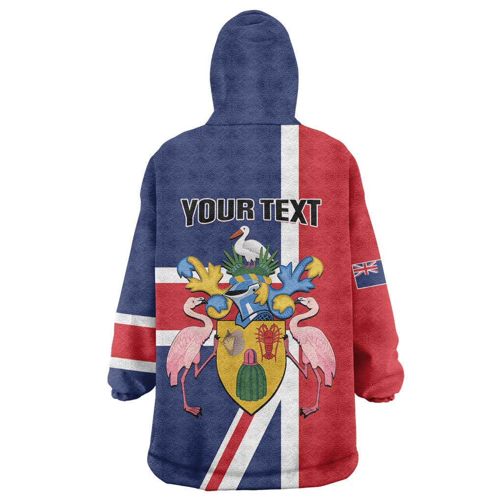 Personalised Turks and Caicos Islands Wearable Blanket Hoodie Come On Team TCI
