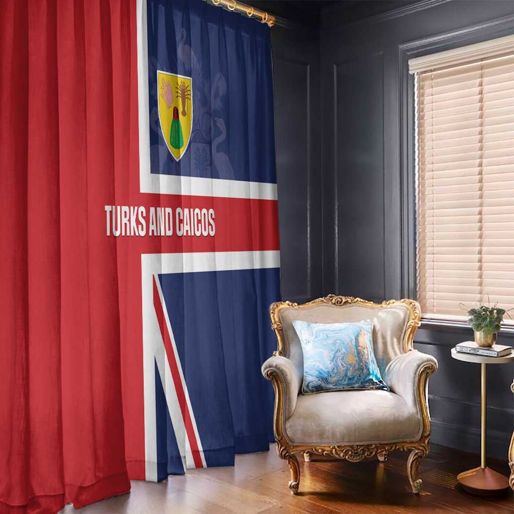 Turks and Caicos Islands Window Curtain Come On Team TCI