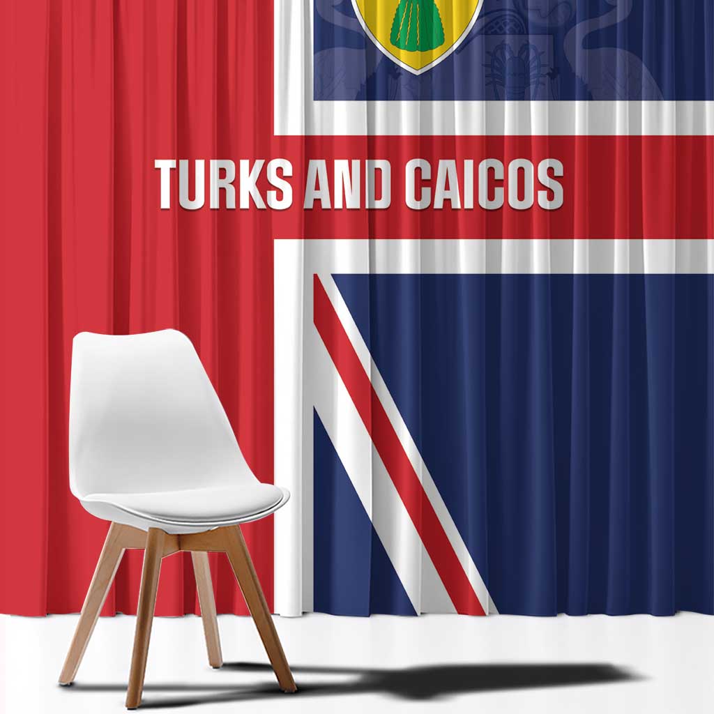 Turks and Caicos Islands Window Curtain Come On Team TCI