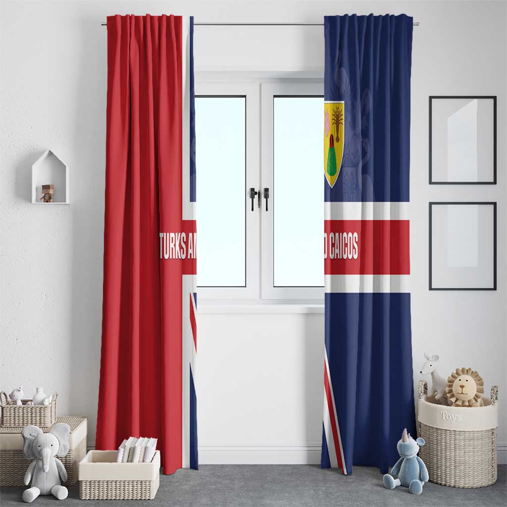 Turks and Caicos Islands Window Curtain Come On Team TCI