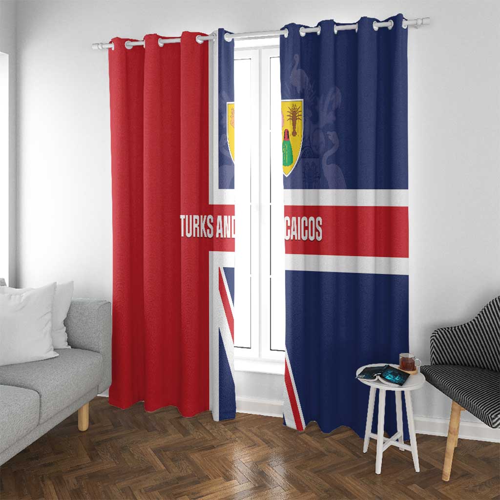 Turks and Caicos Islands Window Curtain Come On Team TCI