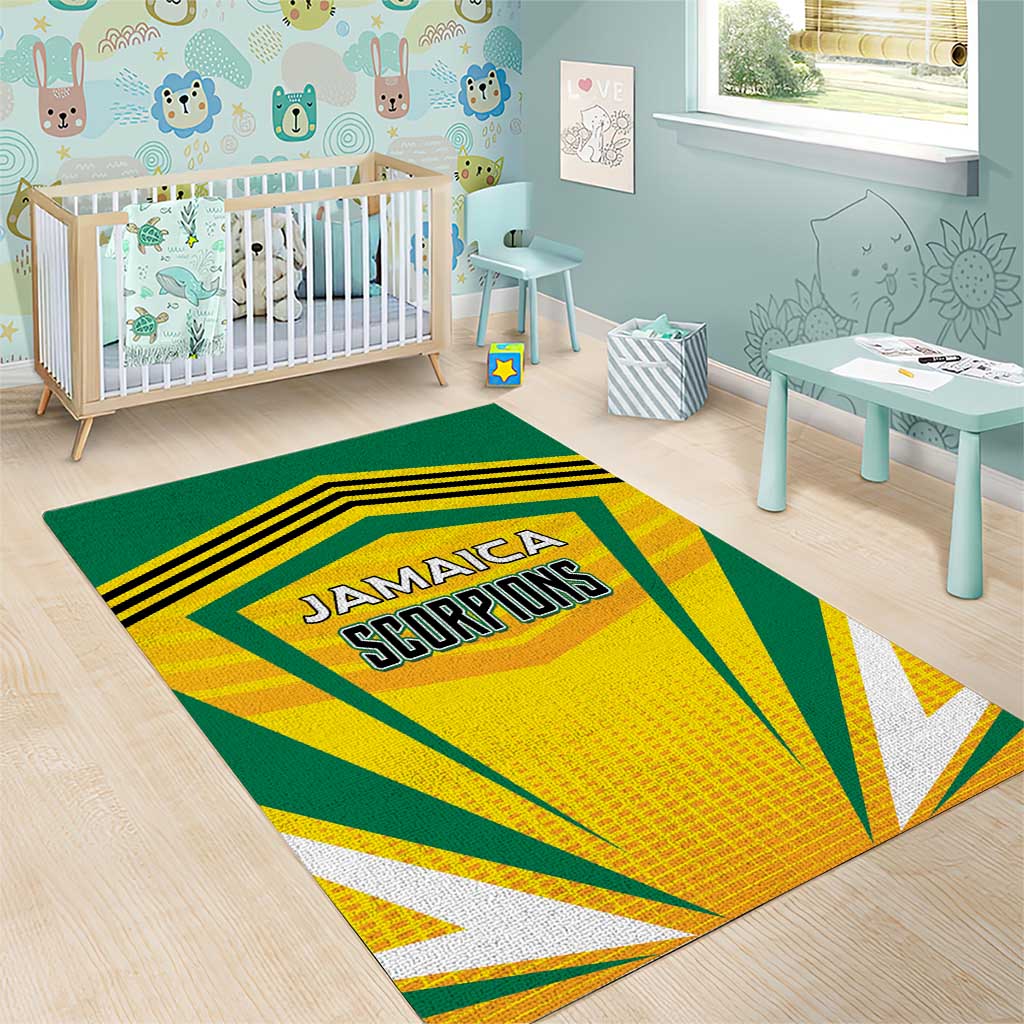 Cricket Jamaica Scorpions Area Rug We Made Legends