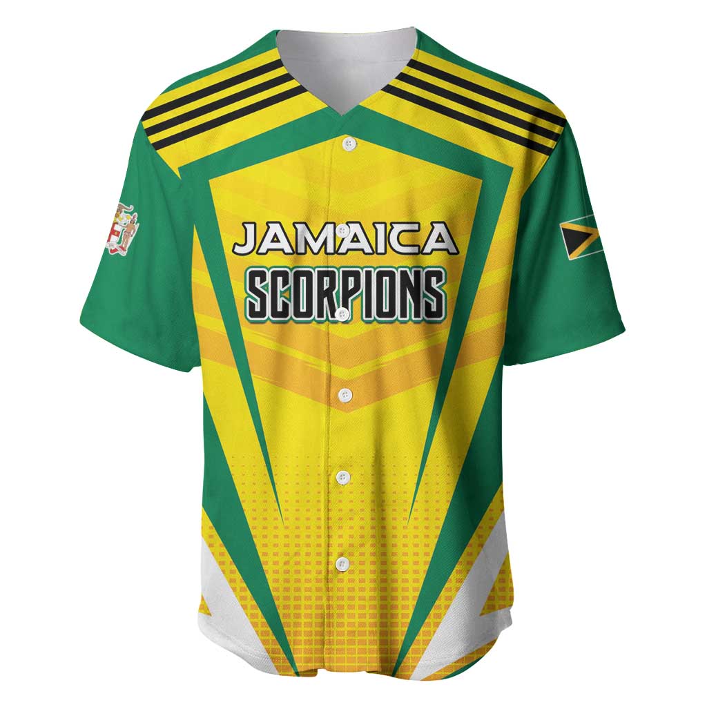 Custom Cricket Jamaica Scorpions Baseball Jersey We Made Legends