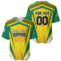 Custom Cricket Jamaica Scorpions Baseball Jersey We Made Legends