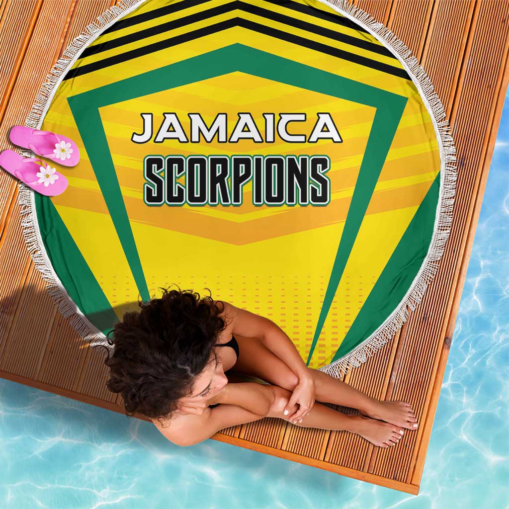 Cricket Jamaica Scorpions Beach Blanket We Made Legends