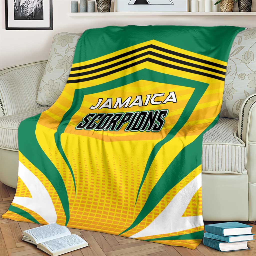 Cricket Jamaica Scorpions Blanket We Made Legends
