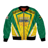 Custom Cricket Jamaica Scorpions Bomber Jacket We Made Legends