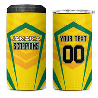 Custom Cricket Jamaica Scorpions 4 in 1 Can Cooler Tumbler We Made Legends