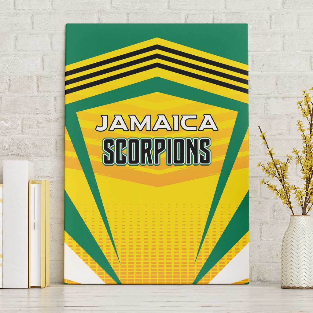Cricket Jamaica Scorpions Canvas Wall Art We Made Legends