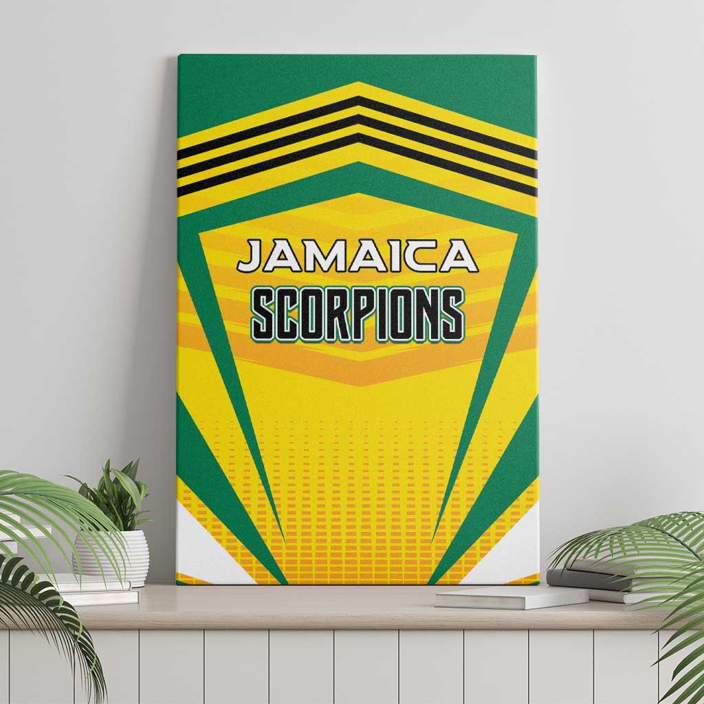 Cricket Jamaica Scorpions Canvas Wall Art We Made Legends
