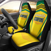 Cricket Jamaica Scorpions Car Seat Cover We Made Legends