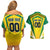 Custom Cricket Jamaica Scorpions Couples Matching Off Shoulder Short Dress and Hawaiian Shirt We Made Legends