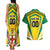 Custom Cricket Jamaica Scorpions Couples Matching Tank Maxi Dress and Hawaiian Shirt We Made Legends