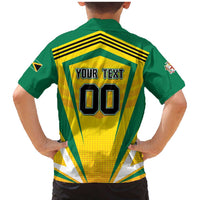 Custom Cricket Jamaica Scorpions Family Matching Mermaid Dress and Hawaiian Shirt We Made Legends