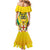 Custom Cricket Jamaica Scorpions Family Matching Mermaid Dress and Hawaiian Shirt We Made Legends