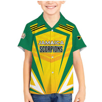 Custom Cricket Jamaica Scorpions Family Matching Mermaid Dress and Hawaiian Shirt We Made Legends
