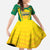 Custom Cricket Jamaica Scorpions Family Matching Off Shoulder Maxi Dress and Hawaiian Shirt We Made Legends
