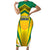 Custom Cricket Jamaica Scorpions Family Matching Short Sleeve Bodycon Dress and Hawaiian Shirt We Made Legends