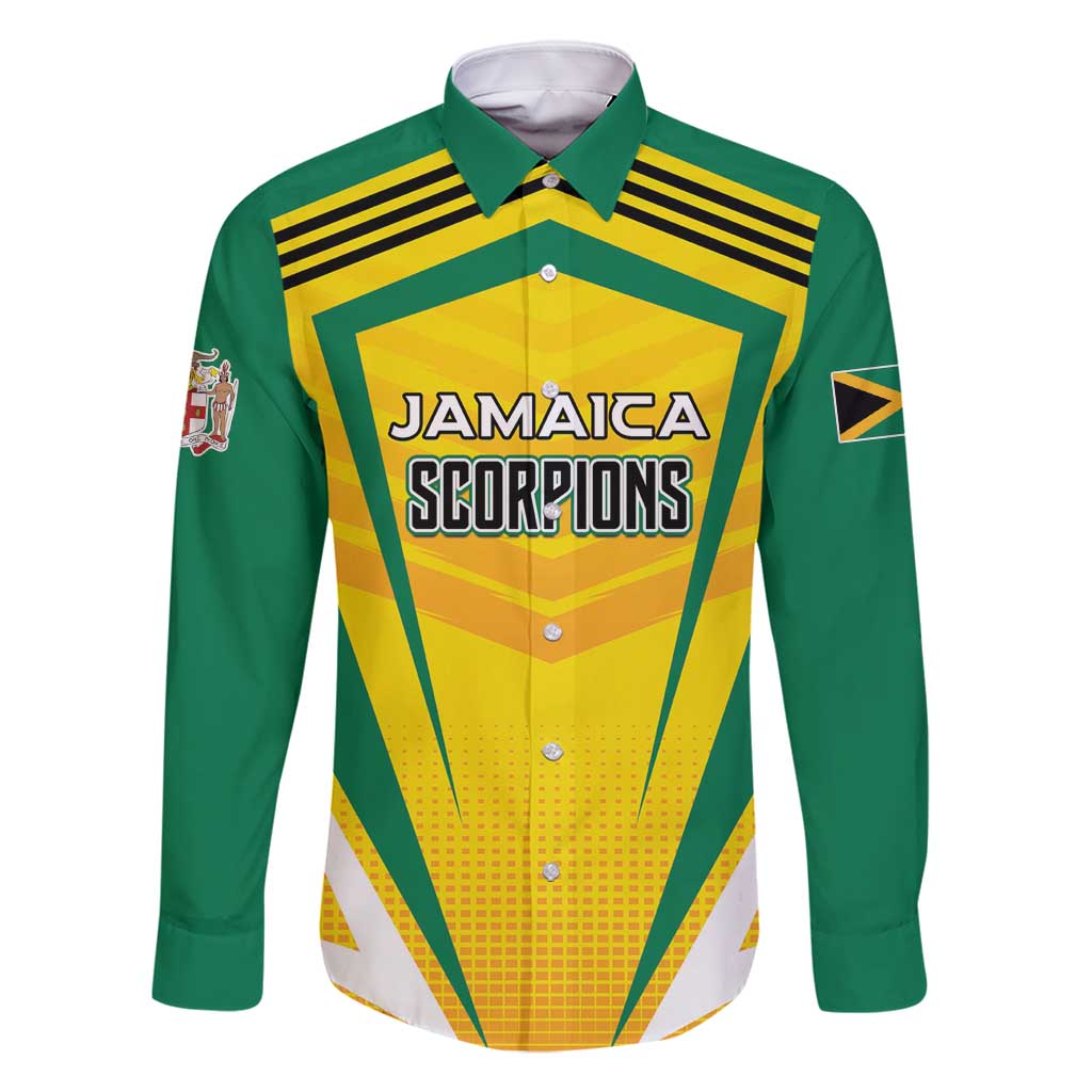 Custom Cricket Jamaica Scorpions Family Matching Summer Maxi Dress and Hawaiian Shirt We Made Legends