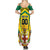 Custom Cricket Jamaica Scorpions Family Matching Summer Maxi Dress and Hawaiian Shirt We Made Legends