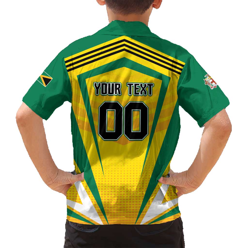 Custom Cricket Jamaica Scorpions Family Matching Tank Maxi Dress and Hawaiian Shirt We Made Legends