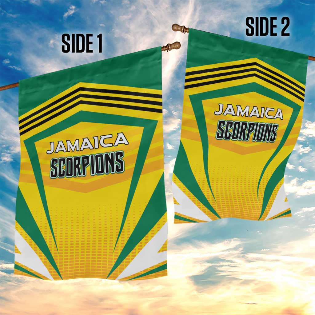 Cricket Jamaica Scorpions Garden Flag We Made Legends