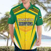 Custom Cricket Jamaica Scorpions Hawaiian Shirt We Made Legends